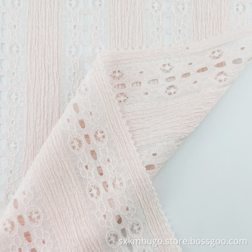 Eleganter Jacquard -Spitzenstoff für Mädchenkleid